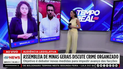 Assembleia de Minas Gerais discute crime organizado | TEMPO REAL