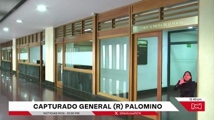 General (r) Rodolfo Palomino fue capturado por orden de la Corte Suprema de Justicia
