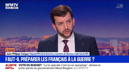 Jean-Philippe Tanguy assure que le Rassemblement national a "toujours été contre l'entrée de l'Ukraine dans l'Otan"