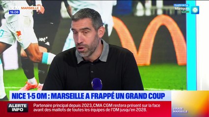 Virage Marseille du lundi 24 novembre - Nice 1 - 5 OM, la promenade de l'Anglais !