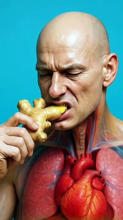What happens while eating ginger inside ofyour body?