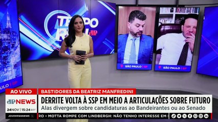 Derrite volta para a secretaria de Segurança Pública em meio a articulações | TEMPO REAL