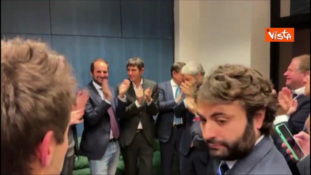 Regionali Campania, applauso per Fico al comitato elettorale con Conte, Schlein, Fratoianni, Bonelli