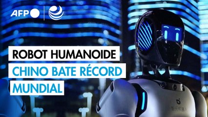 Un robot humanoide chino bate un récord mundial tras caminar durante tres días