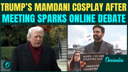 UNCANNY! Trump’s Mamdani-Like Look Leaves Internet IN SPLITS; Burgundy Scarf Outfit Sparks FRENZY