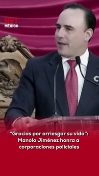 Manolo Jiménez aprovechó su Segundo Informe para agradecer a los hombres y mujeres que conforman la estrategia de seguridad, cuyo trabajo ha permitido mantener la paz en Coahuila.