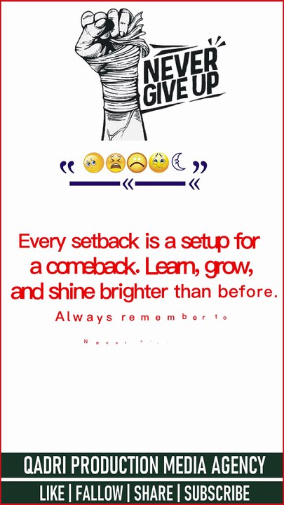 Never Give Up Quotes