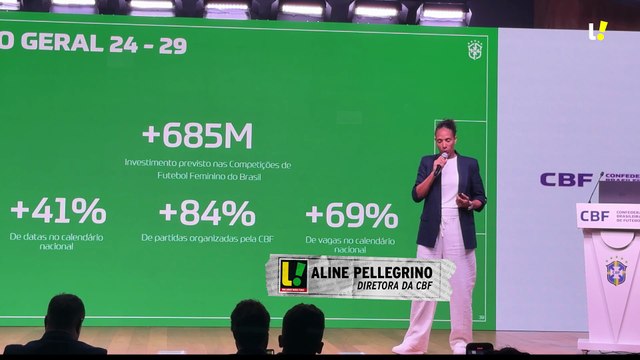 Aline Pellegrino destaca investimento da CBF no futebol feminino