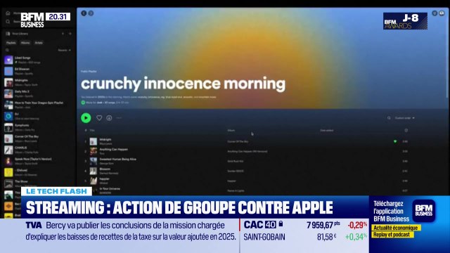 Le Tech Flash : Streaming : action de groupe contre Apple , par Léa Benaim - 24/11