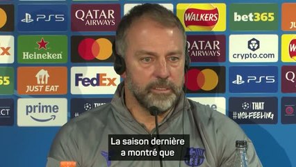 Barcelone - Flick : "Notre objectif, c’est d’être parmi les 8 premiers"