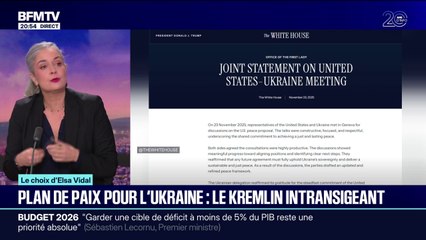 LE CHOIX D'ELSA VIDAL - Plan de paix pour l'Ukraine: le Kremlin intransigeant