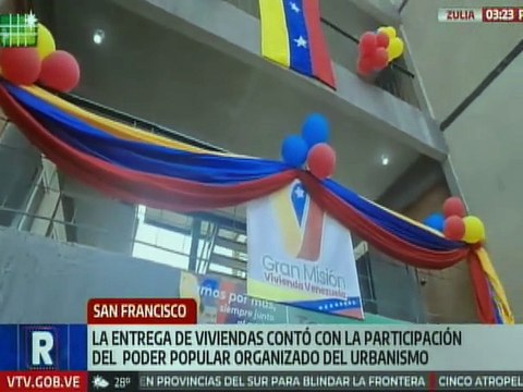 Zulia | Gobierno Bolivariano entregó viviendas dignas a 20 familias de San Francisco