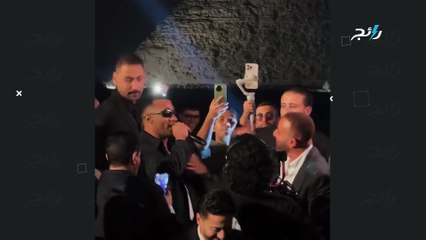 لحظة غير متوقع بين أحمد السقا ومحمد رمضان!