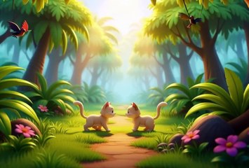 Story of two cats l kids cartoon