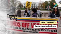 Temas del Día 24-11-25: Ciudadanos estadounidenses se oponen a las amenazas de Trump
