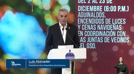 Abinader anuncia entrega del doble sueldo en la primera semana de diciembre
