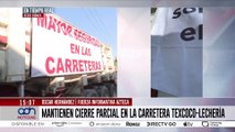 Transportistas bloquean carreteras debido a 70 robos diarios en su contra