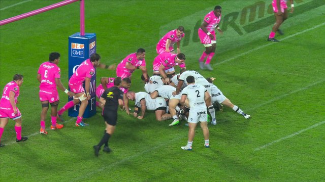 TOP 14 - Essai de Matéo GRACIEUX (RCT) - Stade Français Paris - RC Toulon