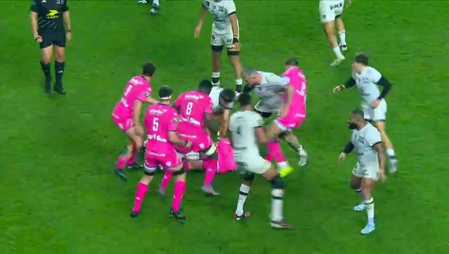 TOP 14 - Essai de Noah NENE (SFP) - Stade Français Paris - RC Toulon