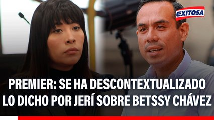 Premier aclara palabras de José Jerí sobre detención de Betssy Chávez: "Se ha descontextualizado"