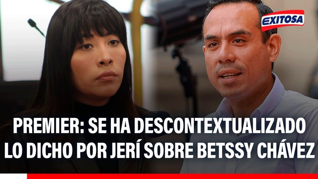 Premier aclara palabras de José Jerí sobre detención de Betssy Chávez: Se ha descontextualizado