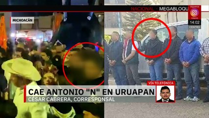 Detienen en Uruapan a presunto reclutador del CJNG ligado al caso Carlos Manzo