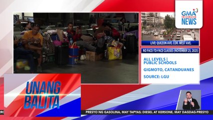 Nasa 190 pasaherong papunta sa Visayas at Mindanao, stranded sa Manila Northport Terminal dahil sa Bagyong Verbena | Unang Balita
