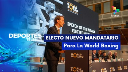 Electo nuevo mandatario para la Wolrd Boxing DEPORTES TELESUR 24-11-2025