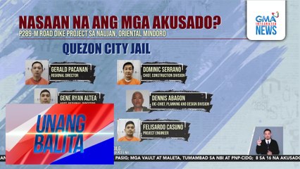 Nasaan na ang mga akusado kaugnay sa P289-M road dike project sa Naujan, Oriental Mindoro? | Unang Balita
