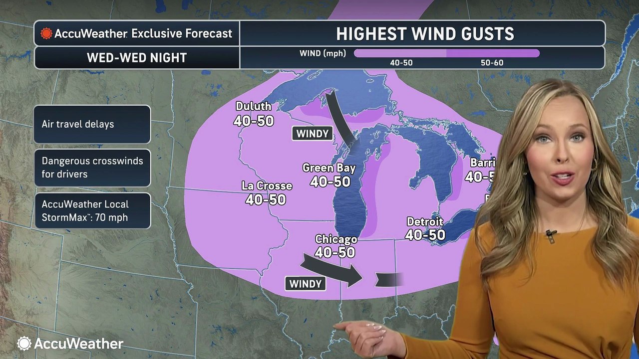 Several feet of snow expected in Great Lakes region this week