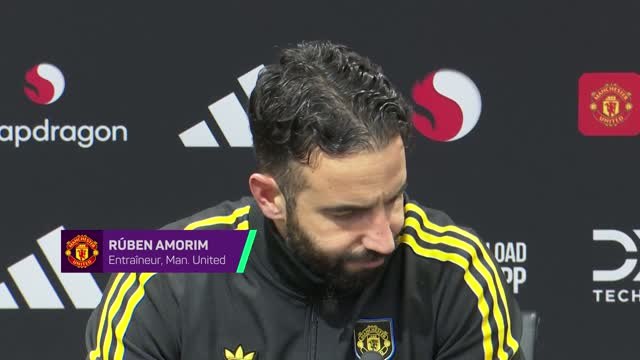 Man. United - Rúben Amorim frustré après la défaite contre Everton