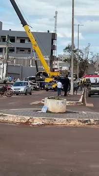 Seis trabalhadores ficam feridos após mercado desabar em Rio Bonito do Iguaçu