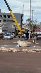 Seis trabalhadores ficam feridos após mercado desabar em Rio Bonito do Iguaçu