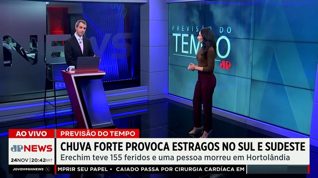 Previsão do tempo: Chuva forte prova estragos no sul e sudeste; ciclone pode provocar temporais