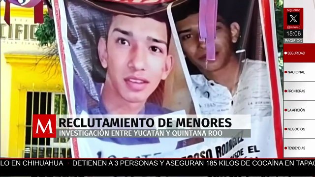 Fiscalías de Yucatán y Quintana Roo buscan desarticular una presunta red de reclutamiento de menores