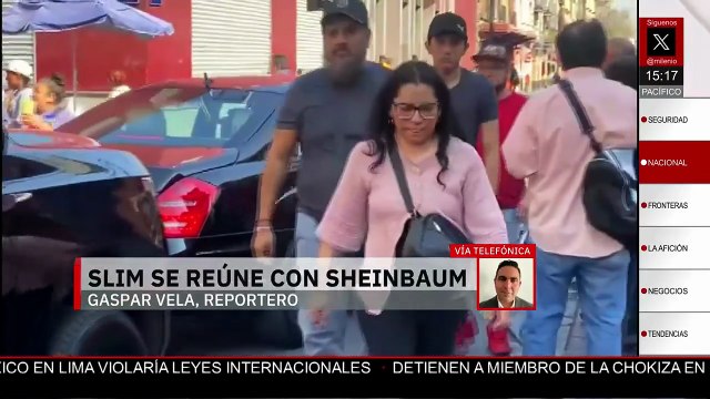 Por tercera ocasión, Claudia Sheinbaum se reúne con Carlos Slim en Palacio Nacional