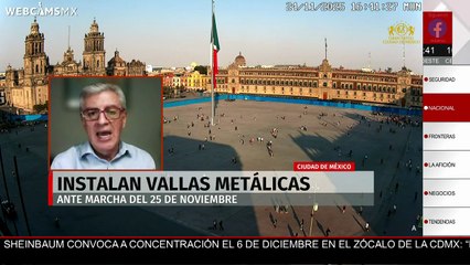 Comerciantes en alerta por las protestas en el Zócalo de la Ciudad de México