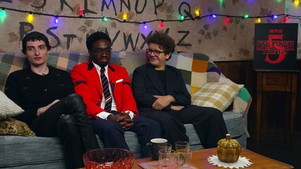 STRANGER THINGS: Finn's Humour, Gaten's Plea & Caleb's Flub