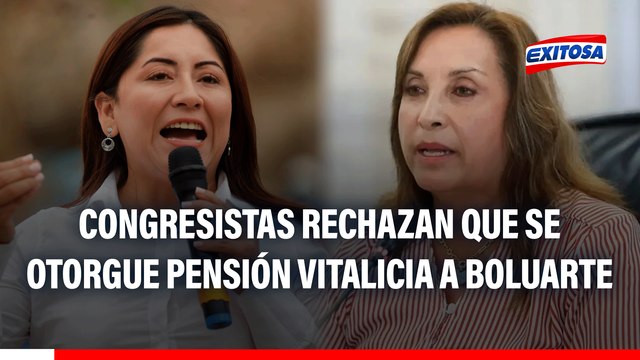 Dina Boluarte EXIGE pensión vitalicia: Congresistas rechazan que se otorgue beneficio