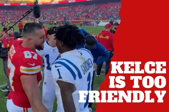 Kelce gets friendly with rivals and makes fans wonder about his competitiveness