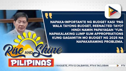 Senado, tiniyak na hindi magkakaroon ng reenacted national budget