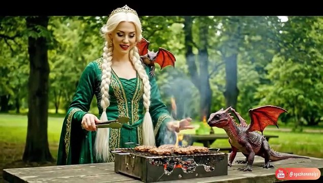 Khaleesi - Ejderha Ateşiyle Mangal Keyfi