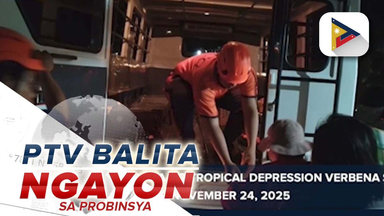 Coast Guard Station Surigao del Norte at sub-station placer, tumulong sa paglikas ng mga pamilyang apektado ng TD #VerbenaPH