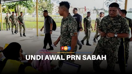 PRN Sabah- Undi awal bermula, 58 pusat pengundian dibuka