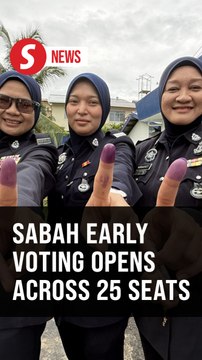 Sabah polls: Early voting begins