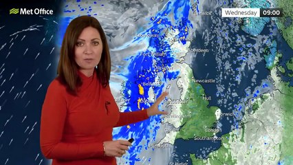 Met Office Wednesday Morning Weather Forecast 26/11/2025