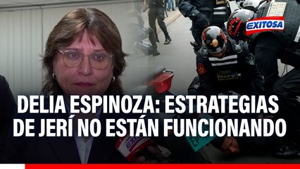 Delia Espinoza sobre José Jerí y su lucha contra el crimen:"Las estrategias no están funcionando"