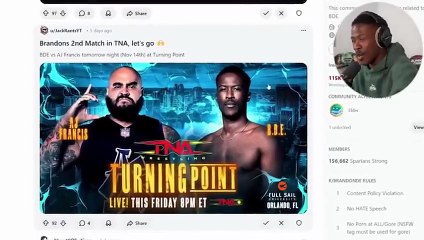 I Had My First Singles Match On TNA! (WWE Reddit)