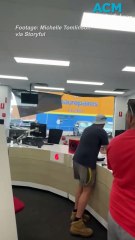 Dubbo service centre walls collapse after storm