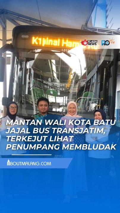 MANTAN WALI KOTA BATU DEWANTI RUMPOKO COBA NAIK TRANSJATIM, RAMAINYA PENUMPANG BIKIN TERKEJUT